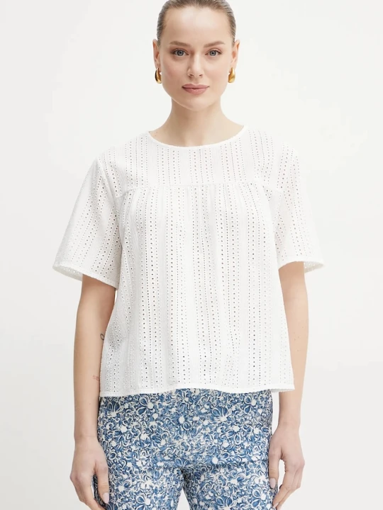 Zdjęcie produktu Weekend Max Mara bluzka bawełniana biały