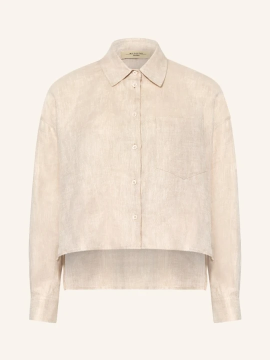 Zdjęcie produktu Weekend Max Mara Bluzka Capo Z Lnu weiss BEŻOWY