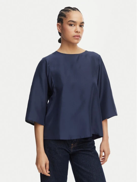 Zdjęcie produktu Weekend Max Mara Bluzka Fastoso 2615941032 Granatowy Relaxed Fit
