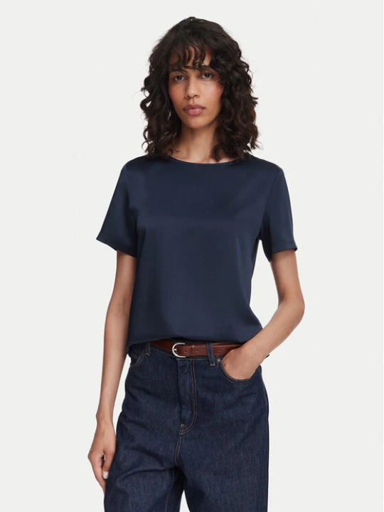 Zdjęcie produktu Weekend Max Mara Bluzka Gilbert 2625946041 Granatowy Regular Fit