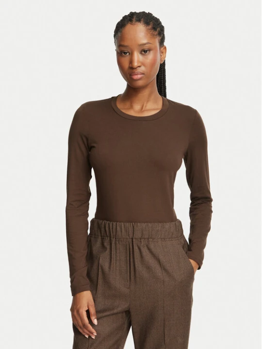 Zdjęcie produktu Weekend Max Mara Bluzka Multie 2625946032 Brązowy ciemny Regular Fit