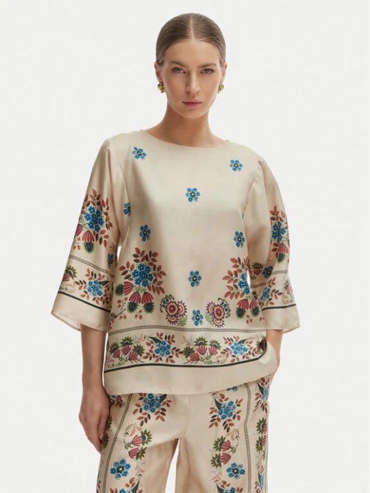 Zdjęcie produktu Weekend Max Mara Bluzka Samba 2615111062 Écru Loose Fit Kremowy