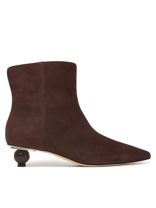 Zdjęcie produktu Weekend Max Mara Botki Wkacapanna 2625796014 Brązowy ciemny