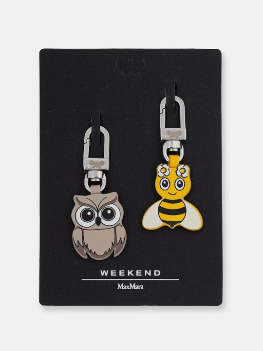 Zdjęcie produktu Weekend Max Mara brelok damski ASCATOLA 2-pack beżowy