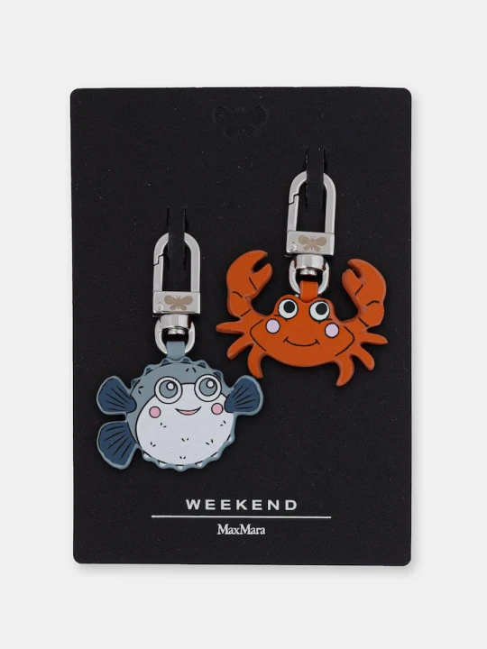 Zdjęcie produktu Weekend Max Mara brelok damski ASCATOLA 2-pack pomarańczowy