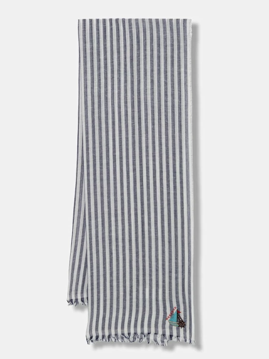 Zdjęcie produktu Weekend Max Mara chusta damska z dodatkiem lnu APERA fioletowy