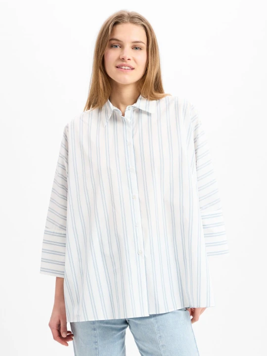 Zdjęcie produktu Weekend Max Mara bluzka koszulowa - Hudson Kobiety Bawełna biały