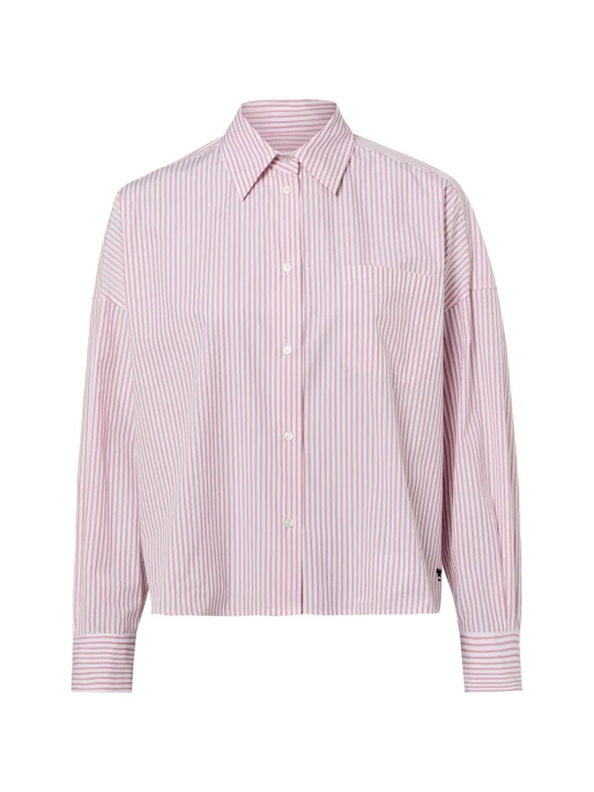 Zdjęcie produktu Weekend Max Mara bluzka koszulowa Kobiety Bawełna wyrazisty róż