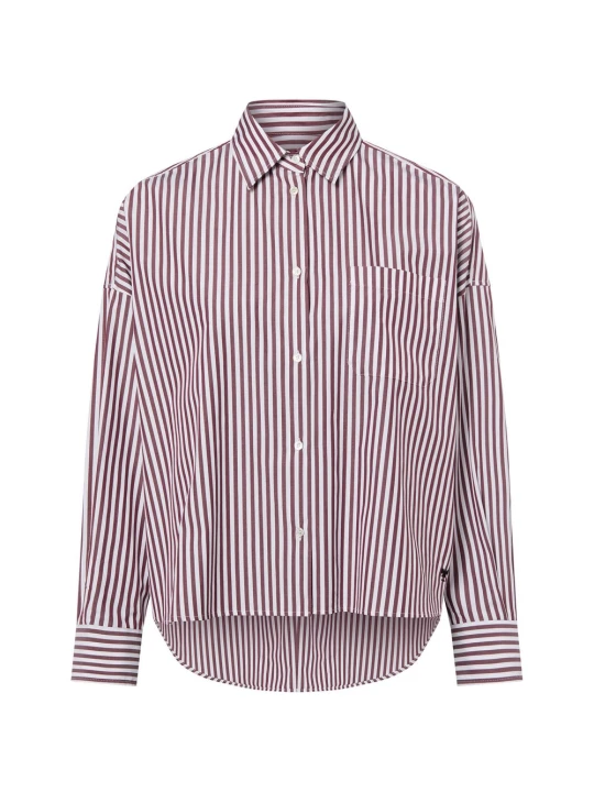 Zdjęcie produktu Weekend Max Mara bluzka koszulowa Kobiety Bawełna brązowy