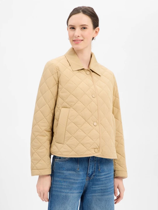Zdjęcie produktu Weekend Max Mara kurtka pikowana Kobiety Sztuczne włókno beżowy