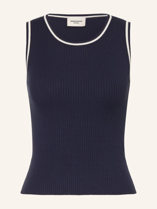Zdjęcie produktu Weekend Max Mara Dzianinowy Top Taro blau