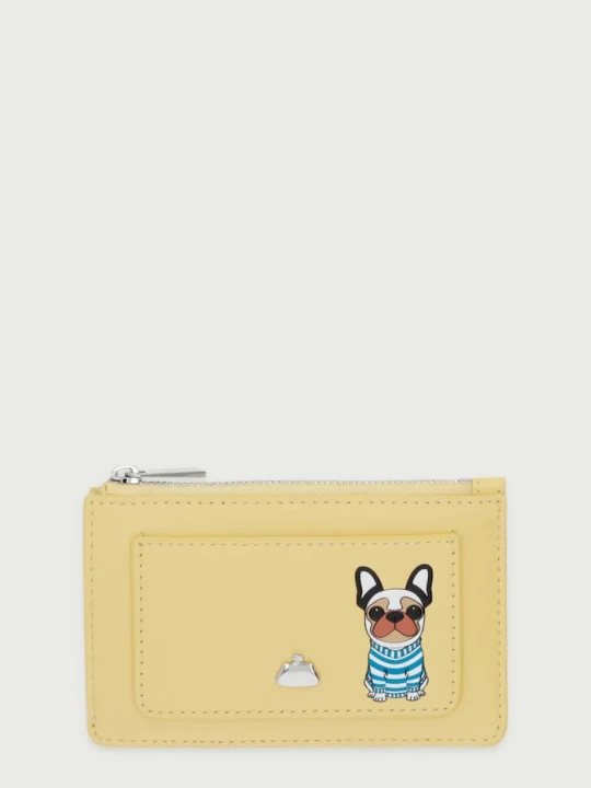 Zdjęcie produktu Weekend Max Mara etui na klucze damskie skórzane WKABRIOSE żółty