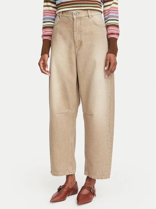 Zdjęcie produktu Weekend Max Mara Jeansy Arcadia 2625186061 Beżowy Boyfriend Fit