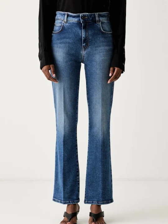 Zdjęcie produktu Weekend Max Mara jeansy bootcut damskie WKDRAPALLO niebieski