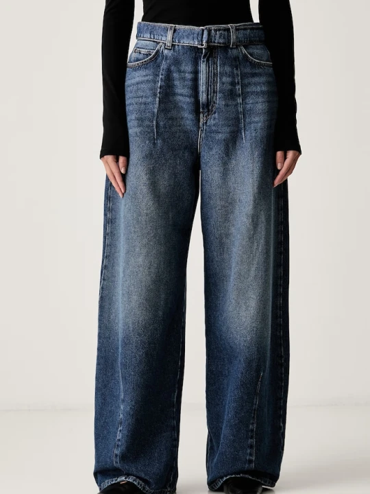 Zdjęcie produktu Weekend Max Mara jeansy relaxed fit damskie WKDMADIA granatowy