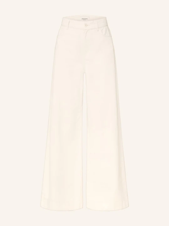 Zdjęcie produktu Weekend Max Mara Jeansy Wide Leg Canneti weiss 001 ECRU