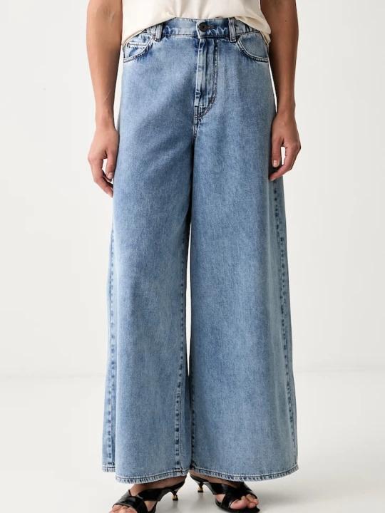 Zdjęcie produktu Weekend Max Mara jeansy wide leg damskie WKDZATTERA niebieski