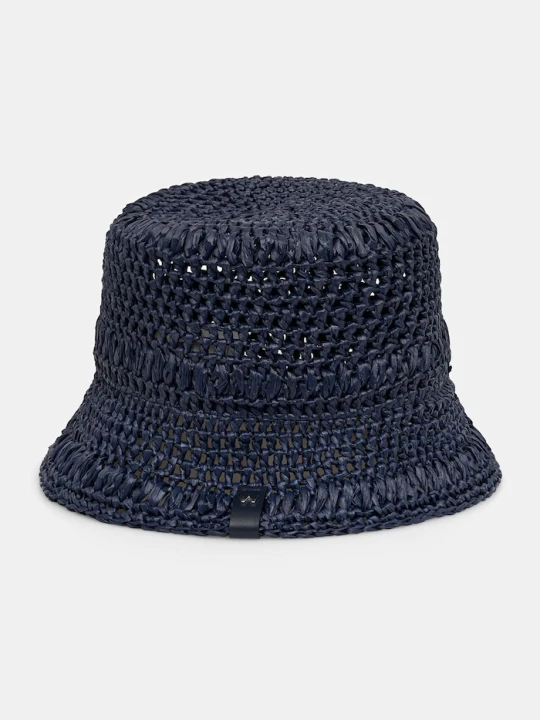 Zdjęcie produktu Weekend Max Mara kapelusz bucket damski pleciony AFRAGORE granatowy