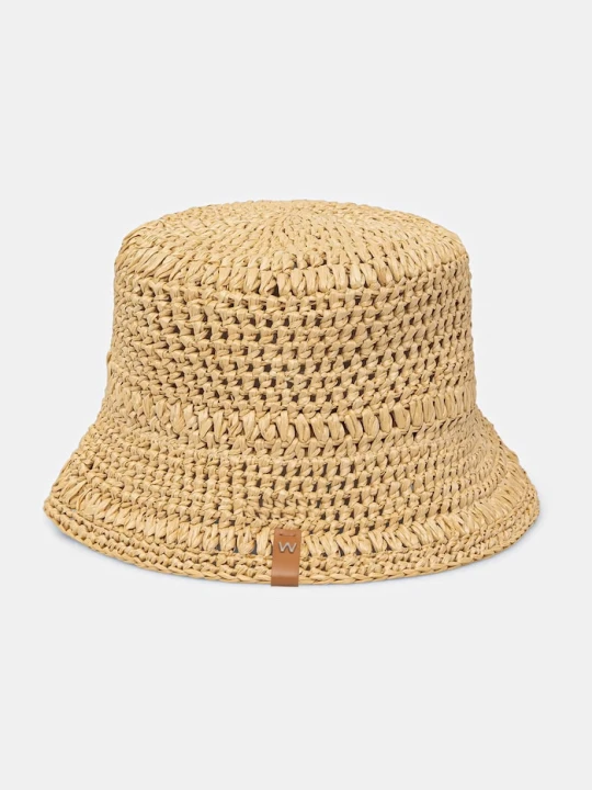 Zdjęcie produktu Weekend Max Mara kapelusz bucket damski pleciony AFRAGORE beżowy