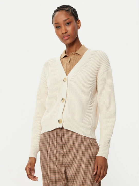 Zdjęcie produktu Weekend Max Mara Kardigan Nirvana 2515341051 Écru Regular Fit Kremowy