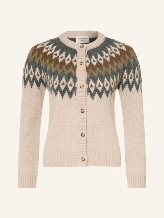 Zdjęcie produktu Weekend Max Mara Kardigan Targa Z Alpaki beige
