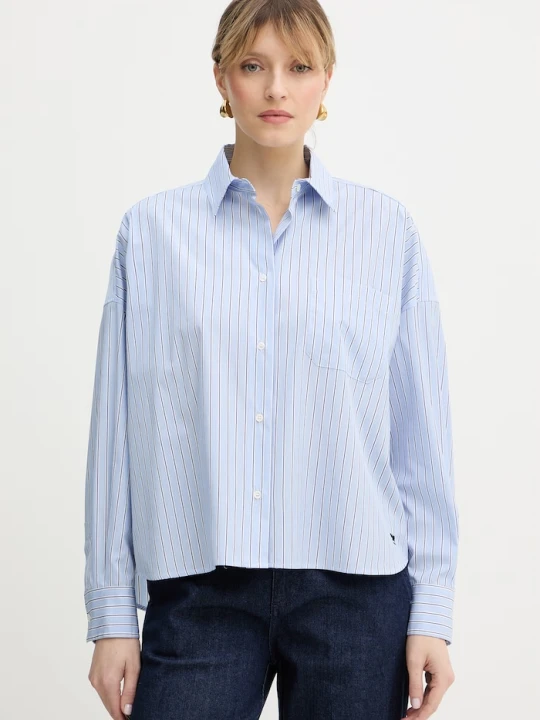 Zdjęcie produktu Weekend Max Mara koszula bawełniana AUREO niebieski