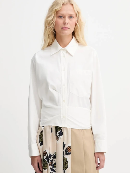 Zdjęcie produktu Weekend Max Mara koszula bawełniana FRESCO beżowy