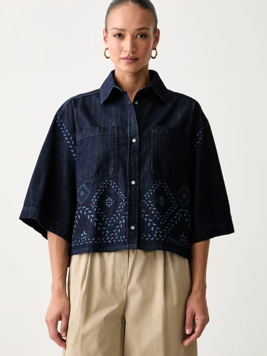 Zdjęcie produktu Weekend Max Mara koszula damska jeansowa WKDALARE granatowy