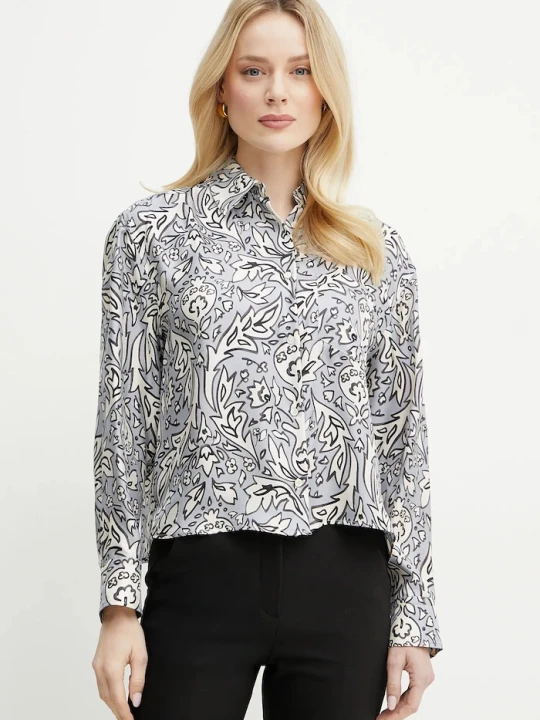 Zdjęcie produktu Weekend Max Mara koszula jedwabna niebieski
