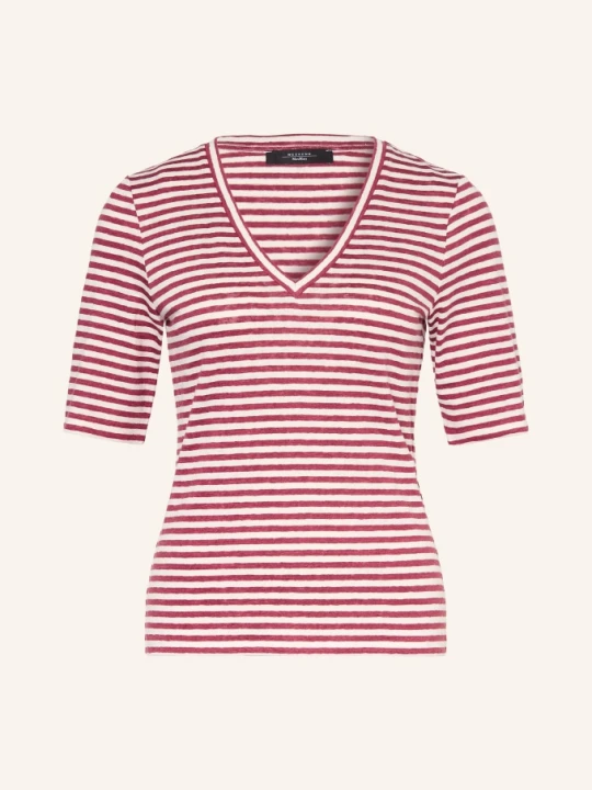 Zdjęcie produktu Weekend Max Mara Koszulka Opzione Z Lnu rot