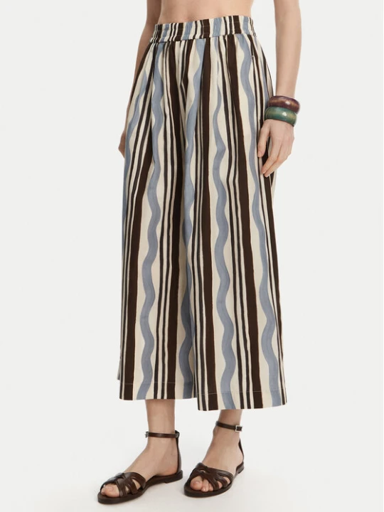 Zdjęcie produktu Weekend Max Mara Kuloty Virgin 2515131102 Błękitny Relaxed Fit Niebieski jasny
