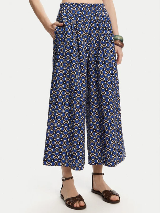 Zdjęcie produktu Weekend Max Mara Kuloty Virgin 2515131102 Niebieski Relaxed Fit