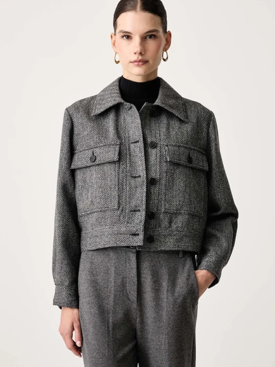 Zdjęcie produktu Weekend Max Mara kurtka damska z wełną WKDGINNASTA szary