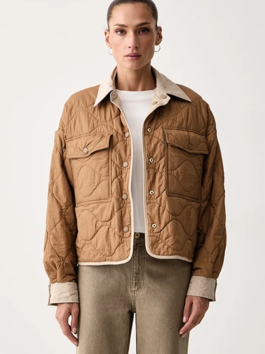 Zdjęcie produktu Weekend Max Mara kurtka dwustronna damska WKDSUGHERO beżowy