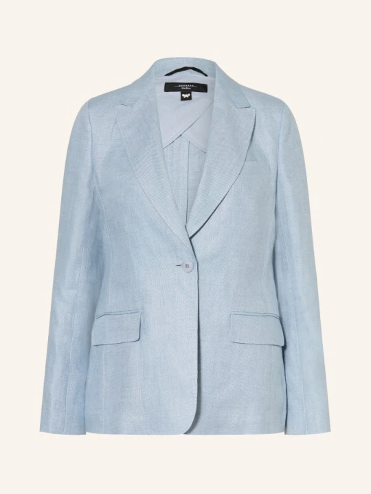 Zdjęcie produktu Weekend Max Mara Lniana Marynarka Nalut blau JASNONIEBIESKI