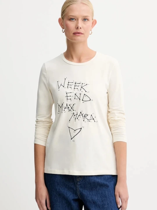 Zdjęcie produktu Weekend Max Mara longsleeve RENOIR beżowy