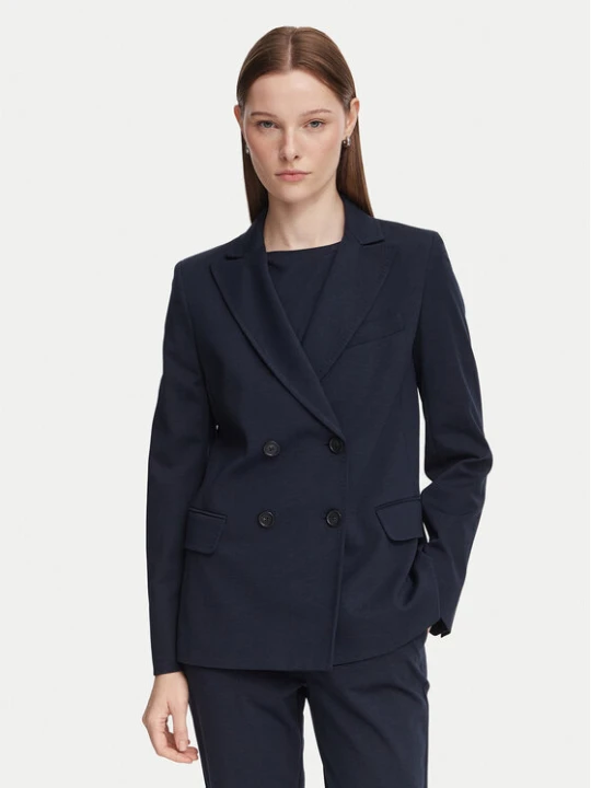 Zdjęcie produktu Weekend Max Mara Marynarka Colibri 2625916021 Granatowy Regular Fit