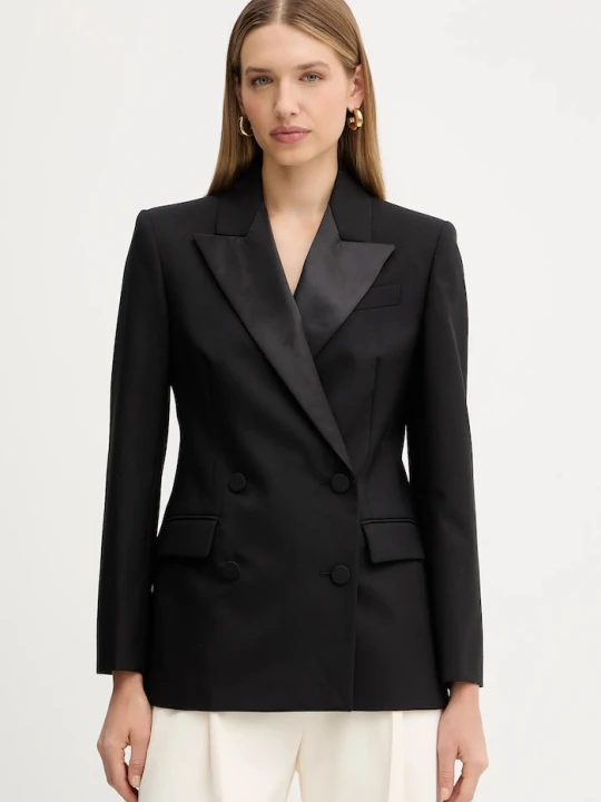 Zdjęcie produktu Weekend Max Mara marynarka wełniana BRIGIDA czarny