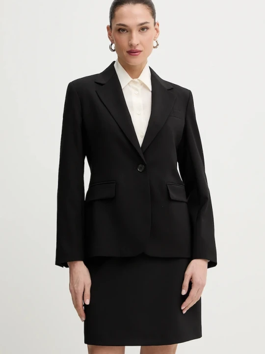 Zdjęcie produktu Weekend Max Mara marynarka wełniana LAMINE czarny