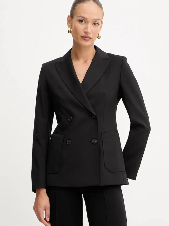 Zdjęcie produktu Weekend Max Mara marynarka wełniana ORNATI czarny