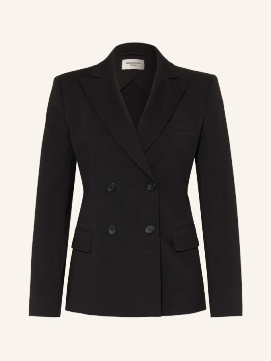 Zdjęcie produktu Weekend Max Mara Marynarka Z Dżerseju Colibri schwarz CZARNY