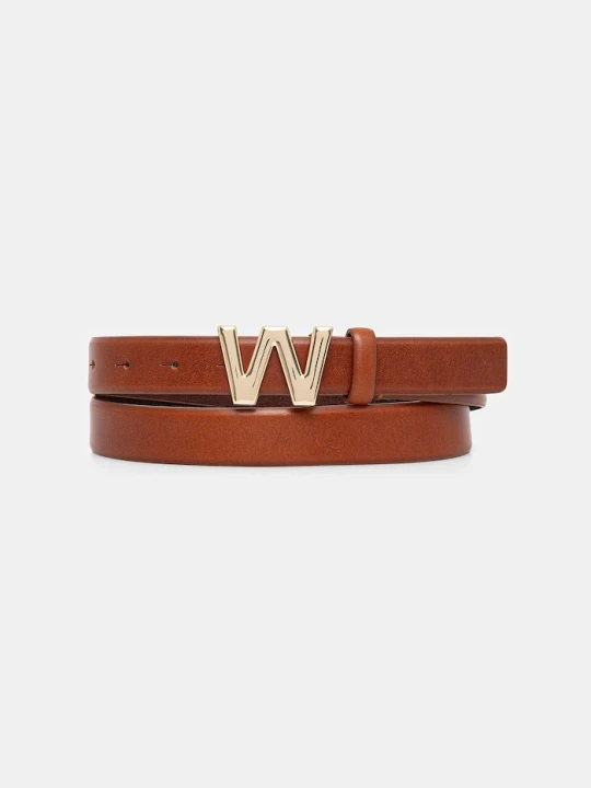 Zdjęcie produktu Weekend Max Mara pasek skórzany AWEST brązowy