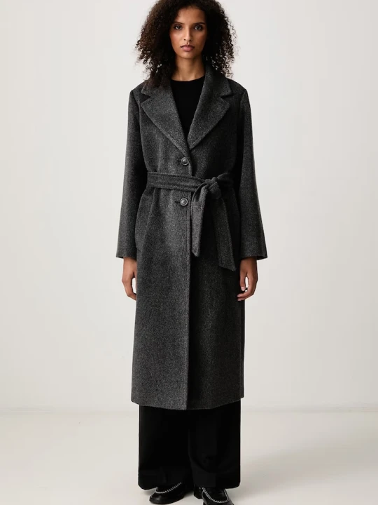 Zdjęcie produktu Weekend Max Mara płaszcz damski z wełną WKDBRONTE szary