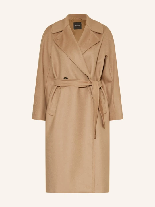 Zdjęcie produktu Weekend Max Mara Płaszcz Wełniany Resina braun CAMELOWY