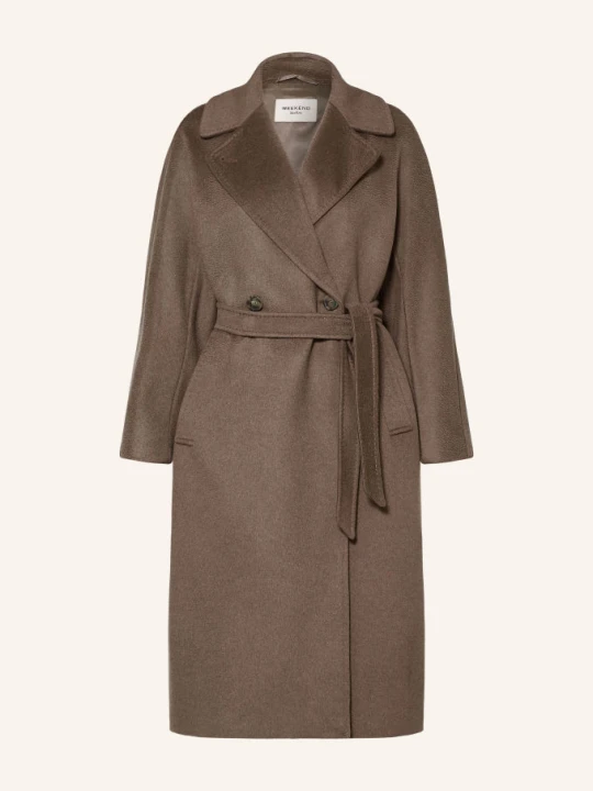 Zdjęcie produktu Weekend Max Mara Płaszcz Wełniany Resina braun BRĄZOWY