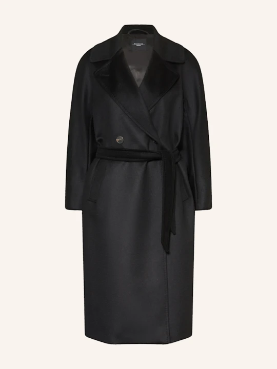 Zdjęcie produktu Weekend Max Mara Płaszcz Wełniany Resina schwarz CZARNY