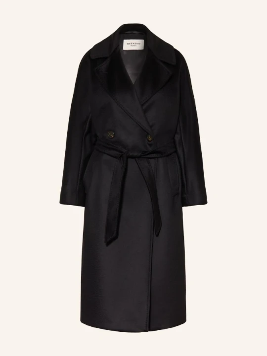 Zdjęcie produktu Weekend Max Mara Płaszcz Wełniany Resina schwarz CZARNY