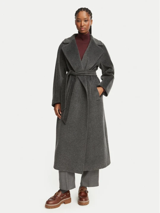 Zdjęcie produktu Weekend Max Mara Płaszcz wełniany Tempera 2625016072 Szary Regular Fit
