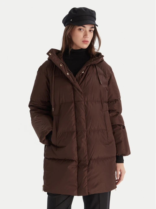 Zdjęcie produktu Weekend Max Mara Kurtka puchowa Newbembo 2525496072 Bordowy Relaxed Fit