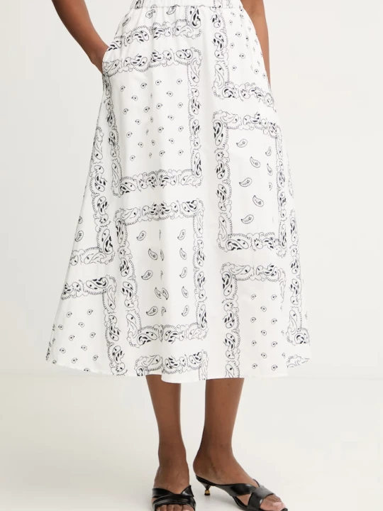 Zdjęcie produktu Weekend Max Mara spódnica bawełniana CARAVAN biały